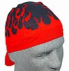 Flames II Red, Standard Headwrap
